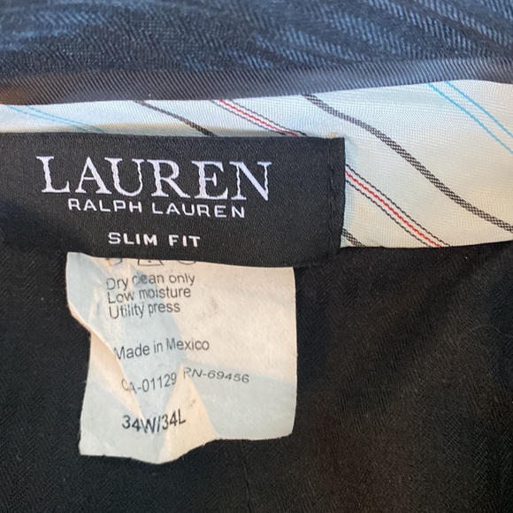 Men Navy Ralph Lauren’s Suit (Jacket & Pants) - Picture 11 of 11